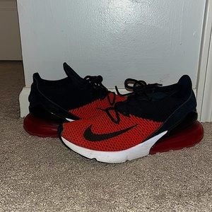 Red and Black Nike 270’s